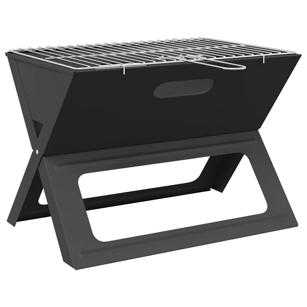 Utomhusgrill Svart 46 X 31 X 31 Cm Stål