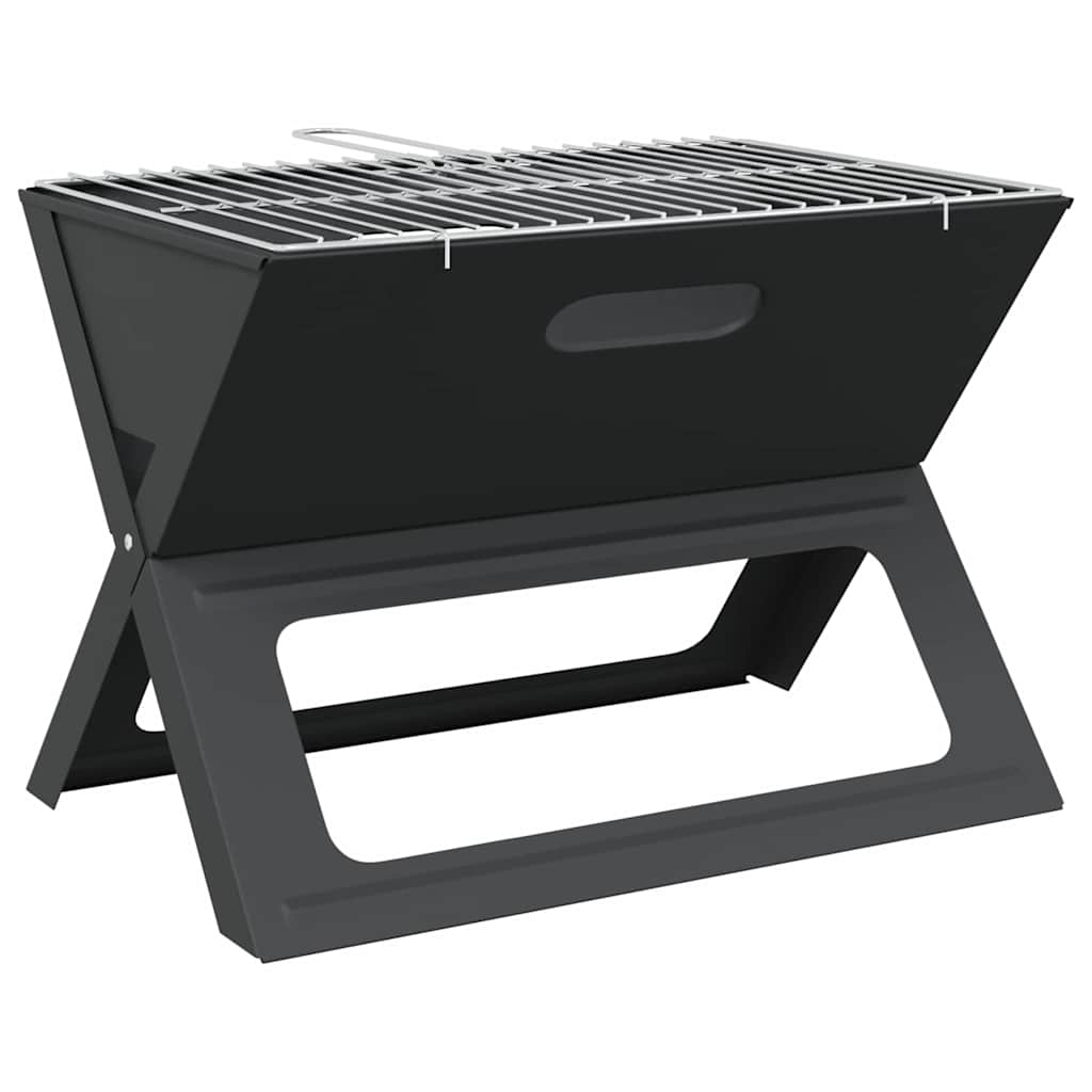 Utomhusgrill Svart 46 X 31 X 31 Cm Stål