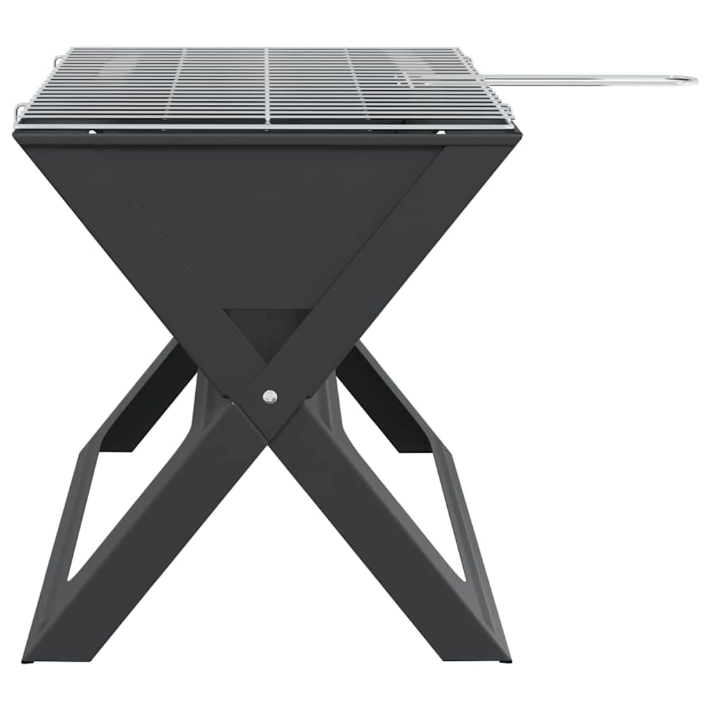 Utomhusgrill Svart 46 X 31 X 31 Cm Stål