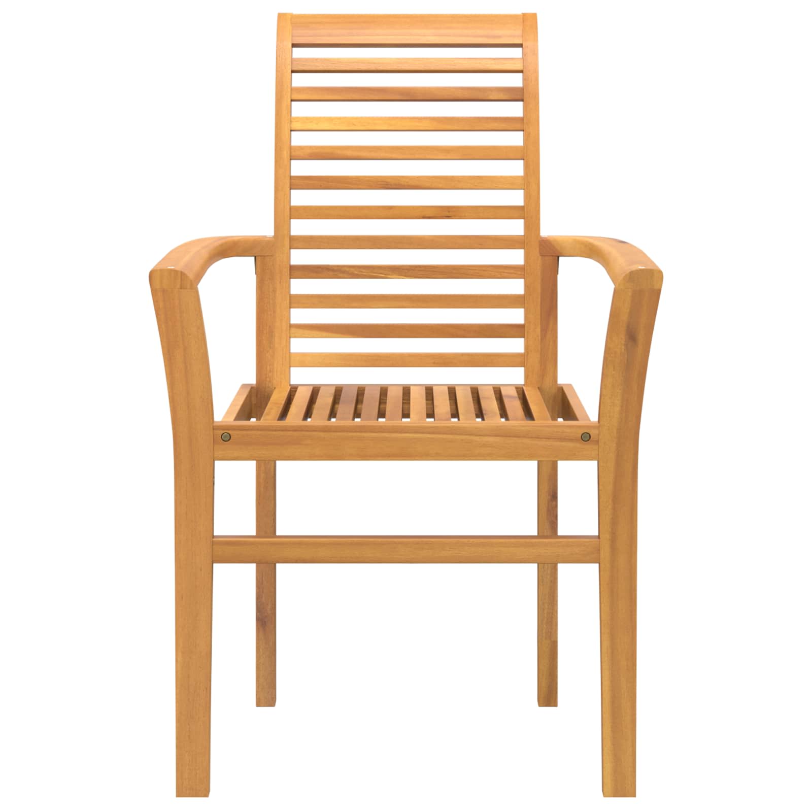 Matstol 4 Pcs Brun 62 X 55 X 94 Cm Massivt Teakträ