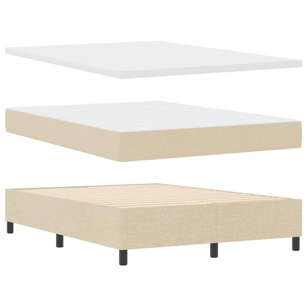 Bäddfjäder Med Madrass Med Led Kräm 140 X 190 Cm Tyg