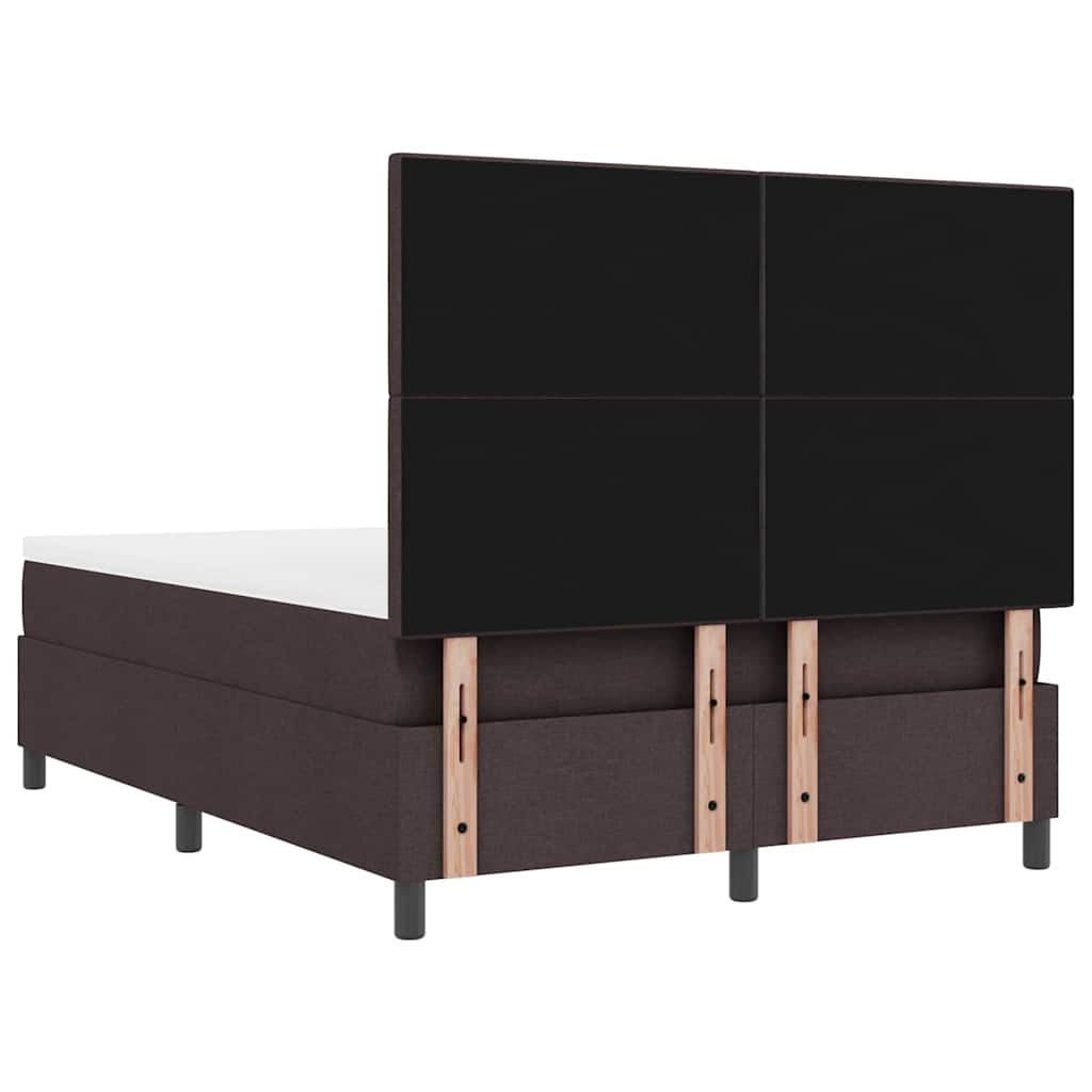 Bäddfjäder Med Led-Ljusslingor Mörkbrun 140 X 190 Cm Tyg