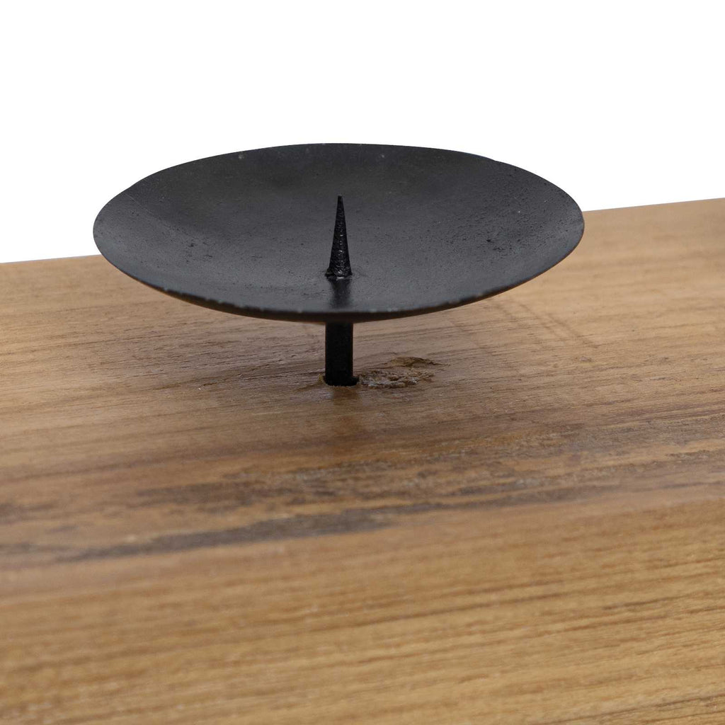 Ljushållare Naturfärg 50 X 15 X 10 Cm Massivt Teakträ