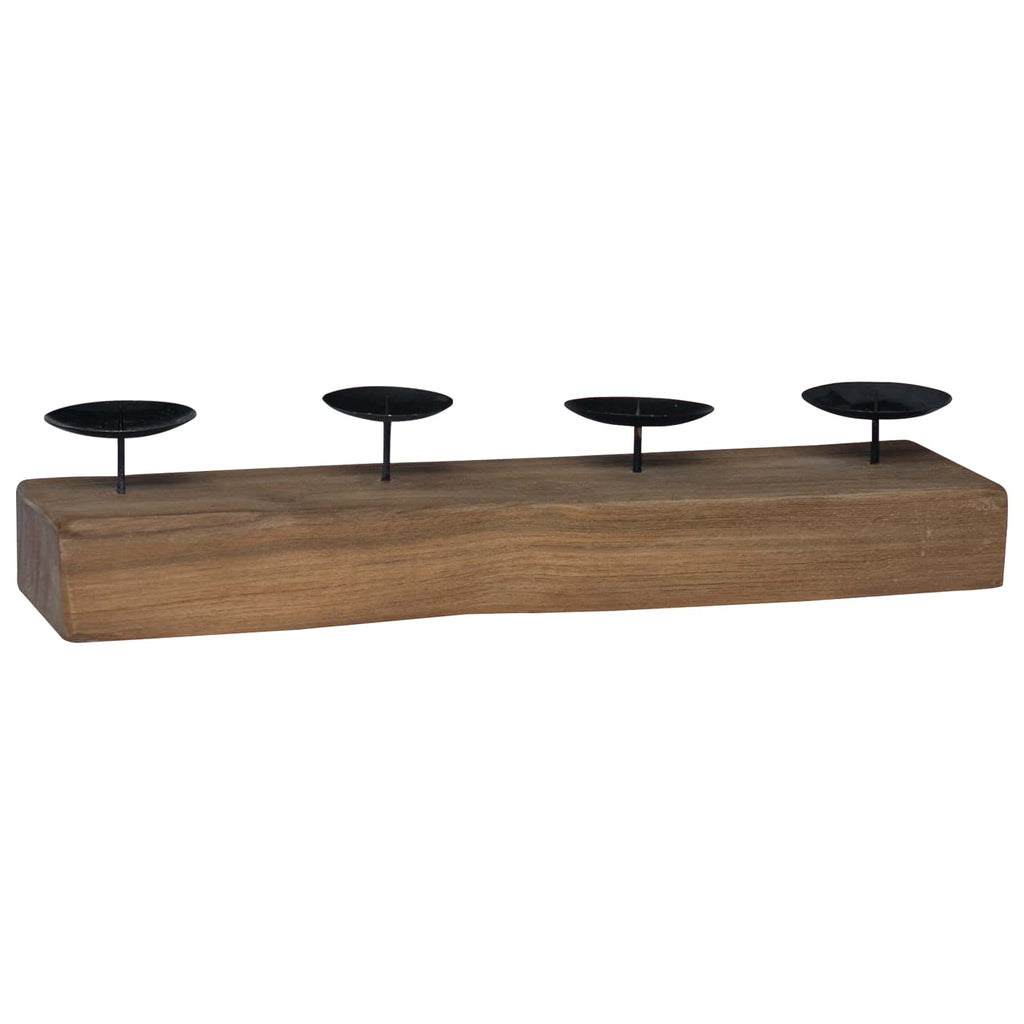 Ljushållare Naturfärg 50 X 15 X 10 Cm Massivt Teakträ