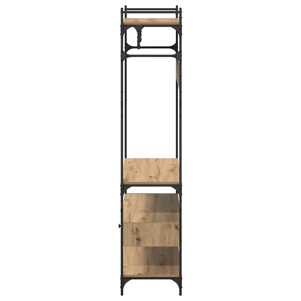 Garderob Artisan Ek 89 X 39 X 184.5 Cm Konstruerat Trä