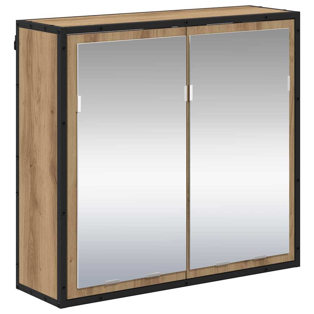 Badrumsmöbelset 4 St Artisan Ek 80 X 33 X 60 Cm Konstruerat Trä