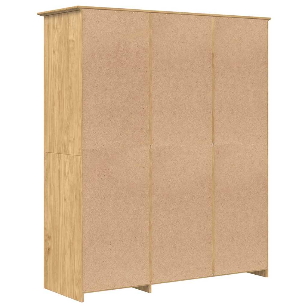 Garderob Bodo Honung Brun 146 X 53,5 X 173 Cm Konstruerat Trä