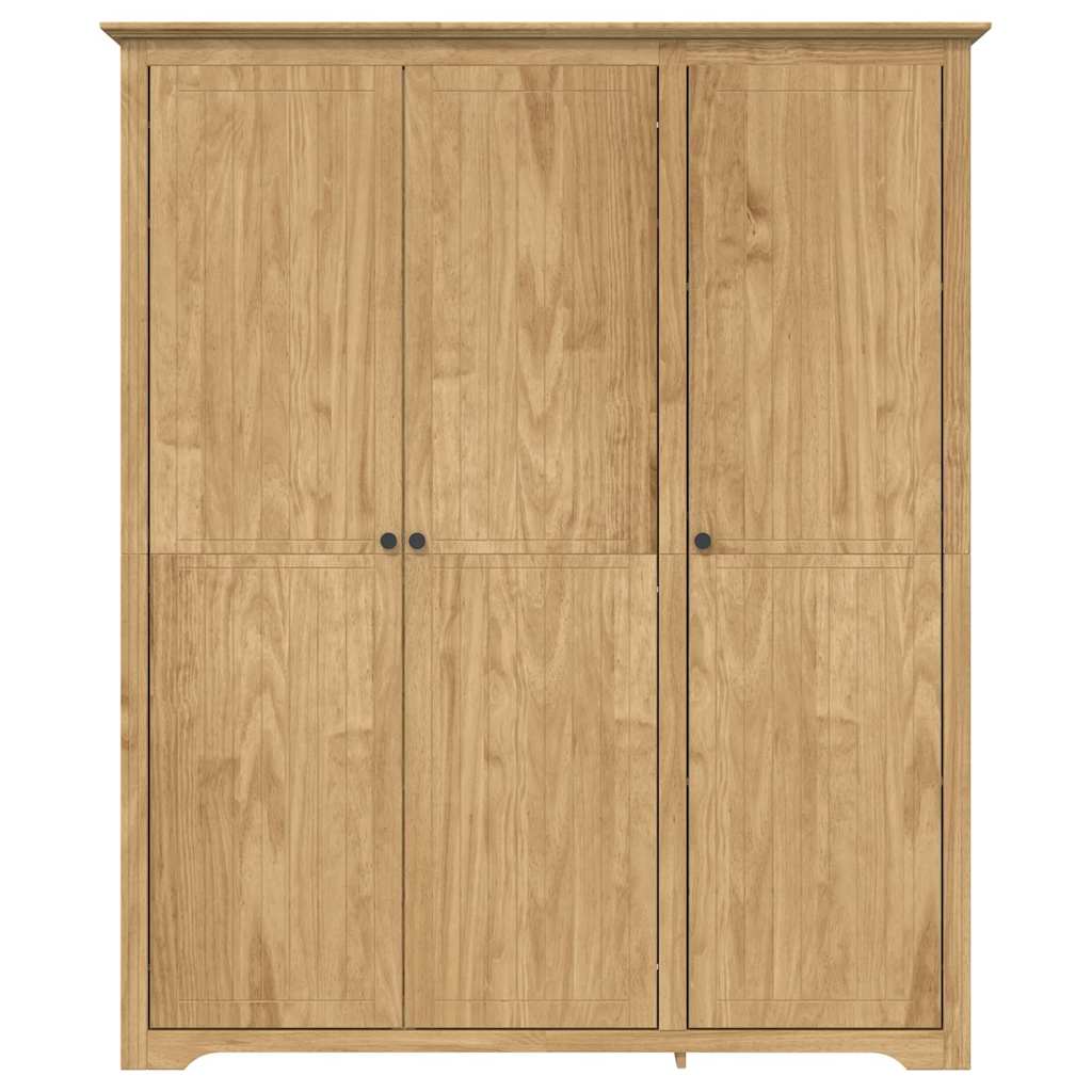 Garderob Bodo Honung Brun 146 X 53,5 X 173 Cm Konstruerat Trä