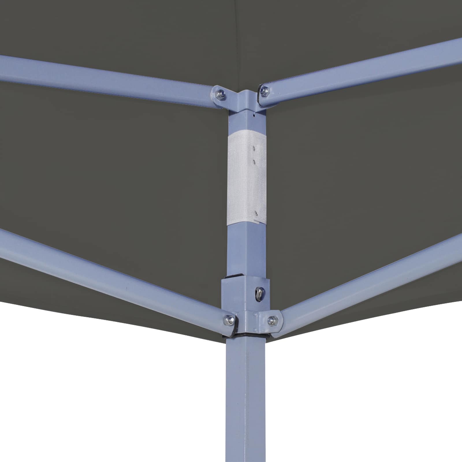 Partytält Antracit 200 X 200 X 315 Cm Oxford Tyg