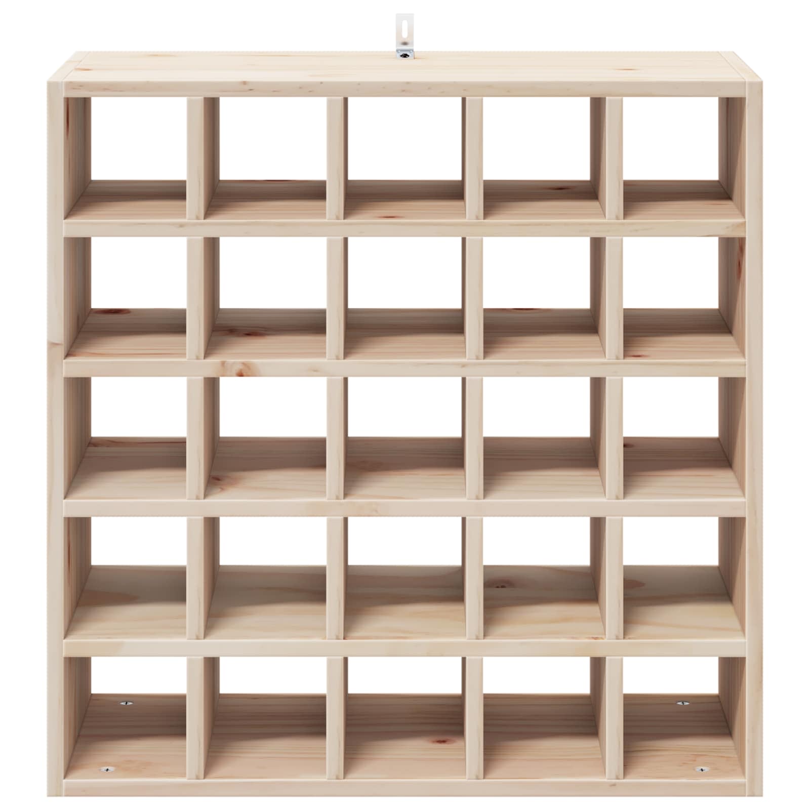 Vinställ 2 Pcs Naturfärg 56 X 25 X 56 Cm Massiv Furu
