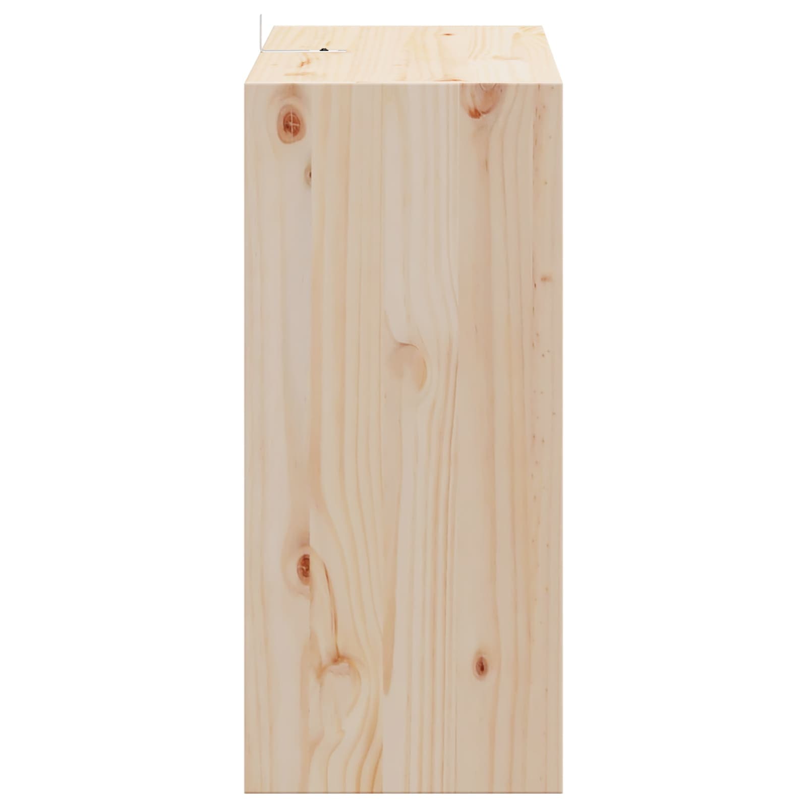 Vinställ 2 Pcs Naturfärg 56 X 25 X 56 Cm Massiv Furu