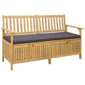 Förvaringsbänk 2 -Seater 148 X 63 X 84 Cm Rektangulär
