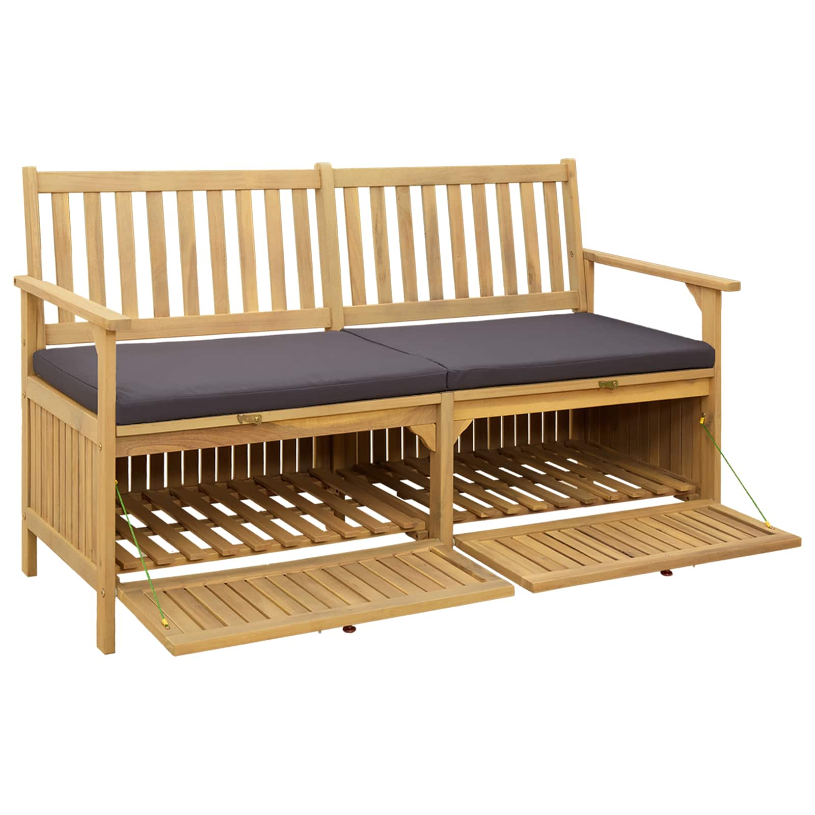 Förvaringsbänk 2 -Seater 148 X 63 X 84 Cm Rektangulär