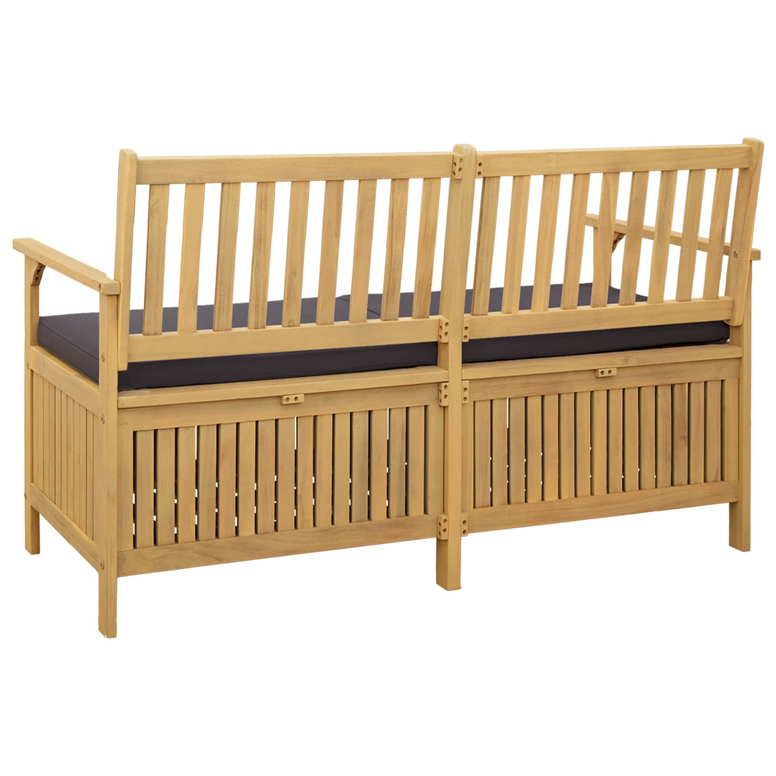 Förvaringsbänk 2 -Seater 148 X 63 X 84 Cm Rektangulär