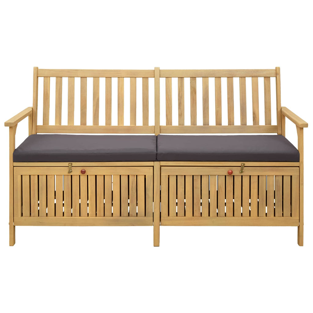 Förvaringsbänk 2 -Seater 148 X 63 X 84 Cm Rektangulär