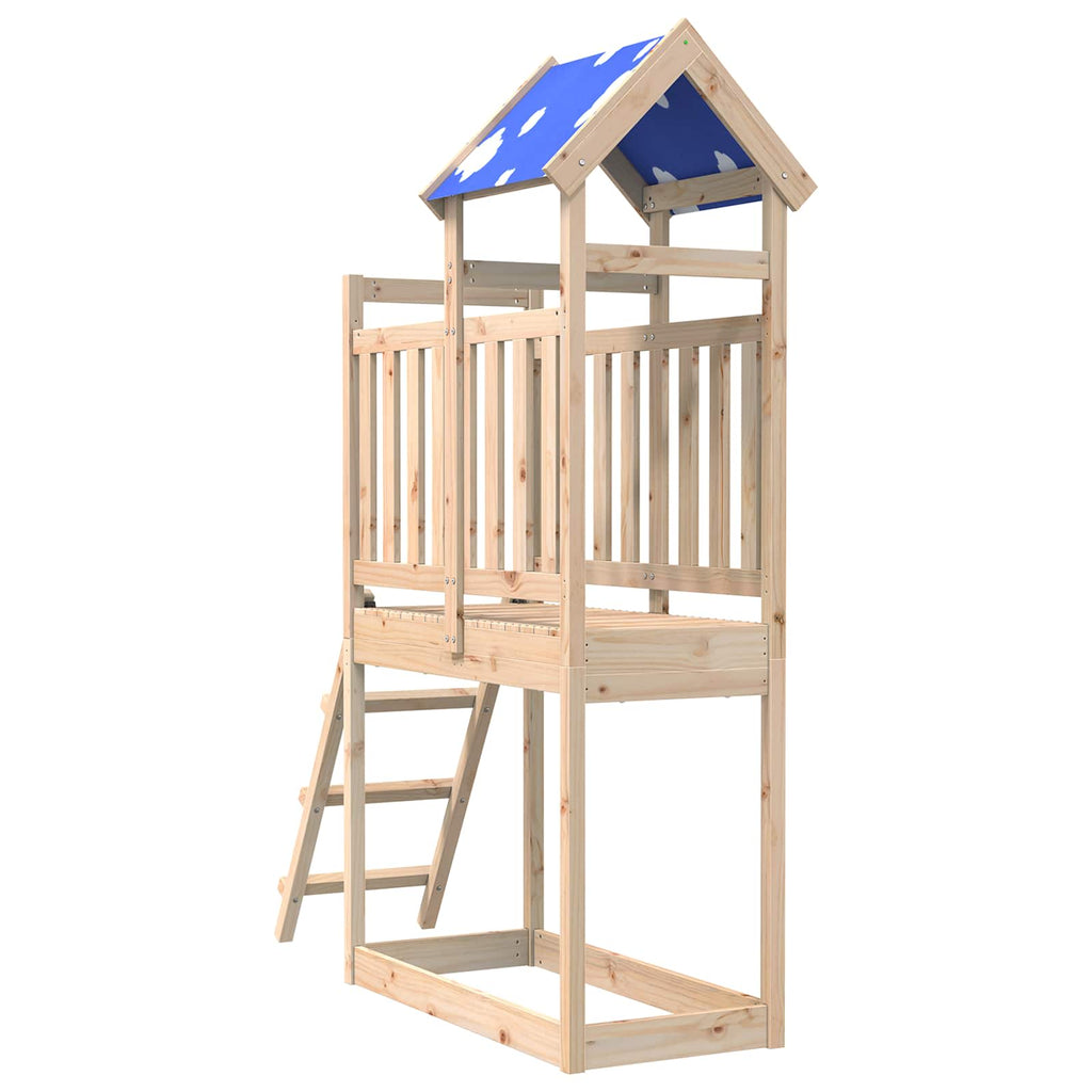 Lekstapel Brun 52,5 X 110,5 X 215 Cm Massiv Furu
