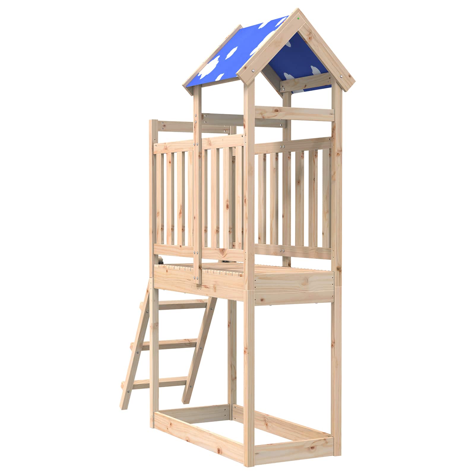 Lekstapel Brun 52,5 X 110,5 X 215 Cm Massiv Furu