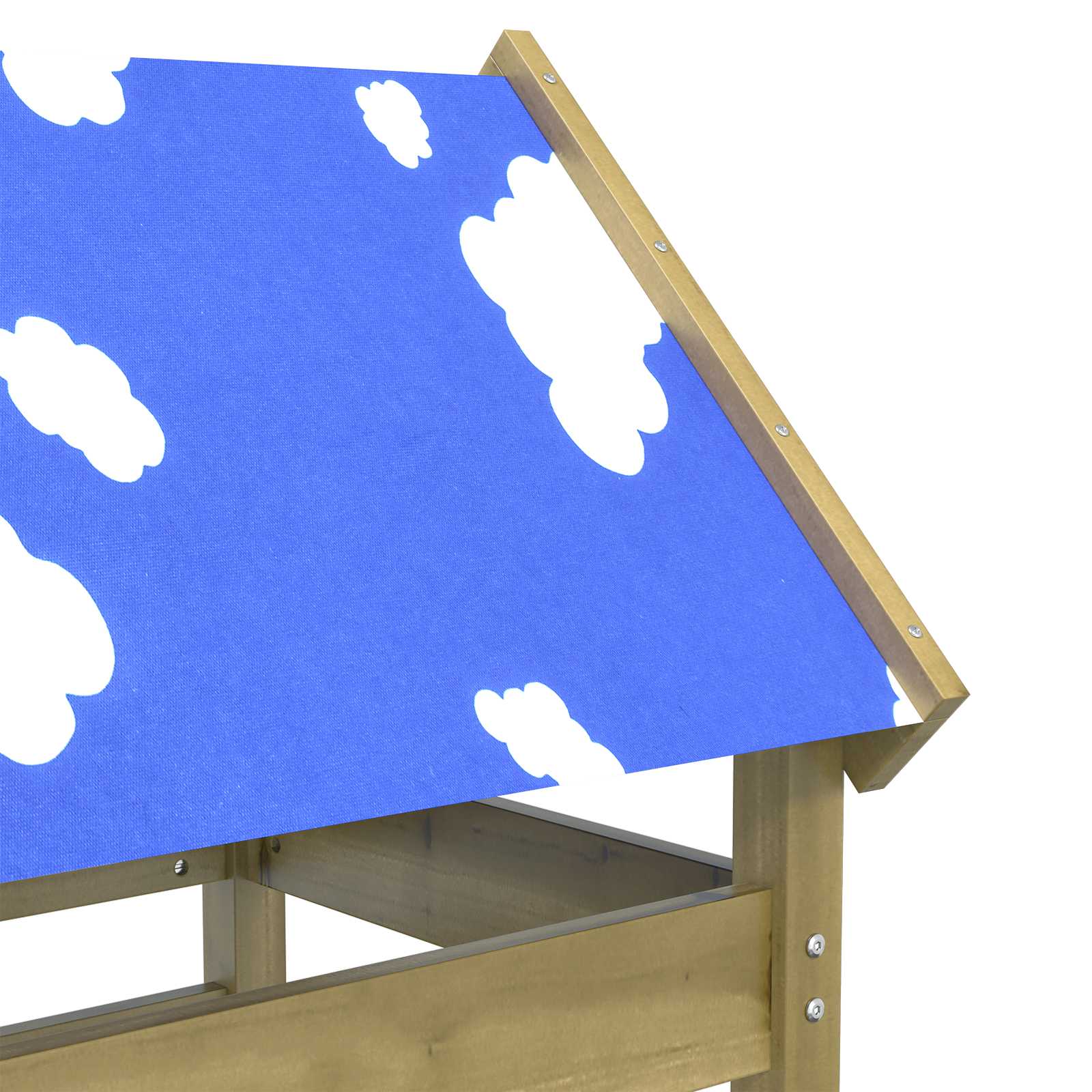 Lekstapel Brun 52.5 X 85 X 239 Cm Massiv Impregnerat Trä