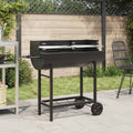 Kolgrill 96,5 X 42,5 X 88,5 Cm Svart