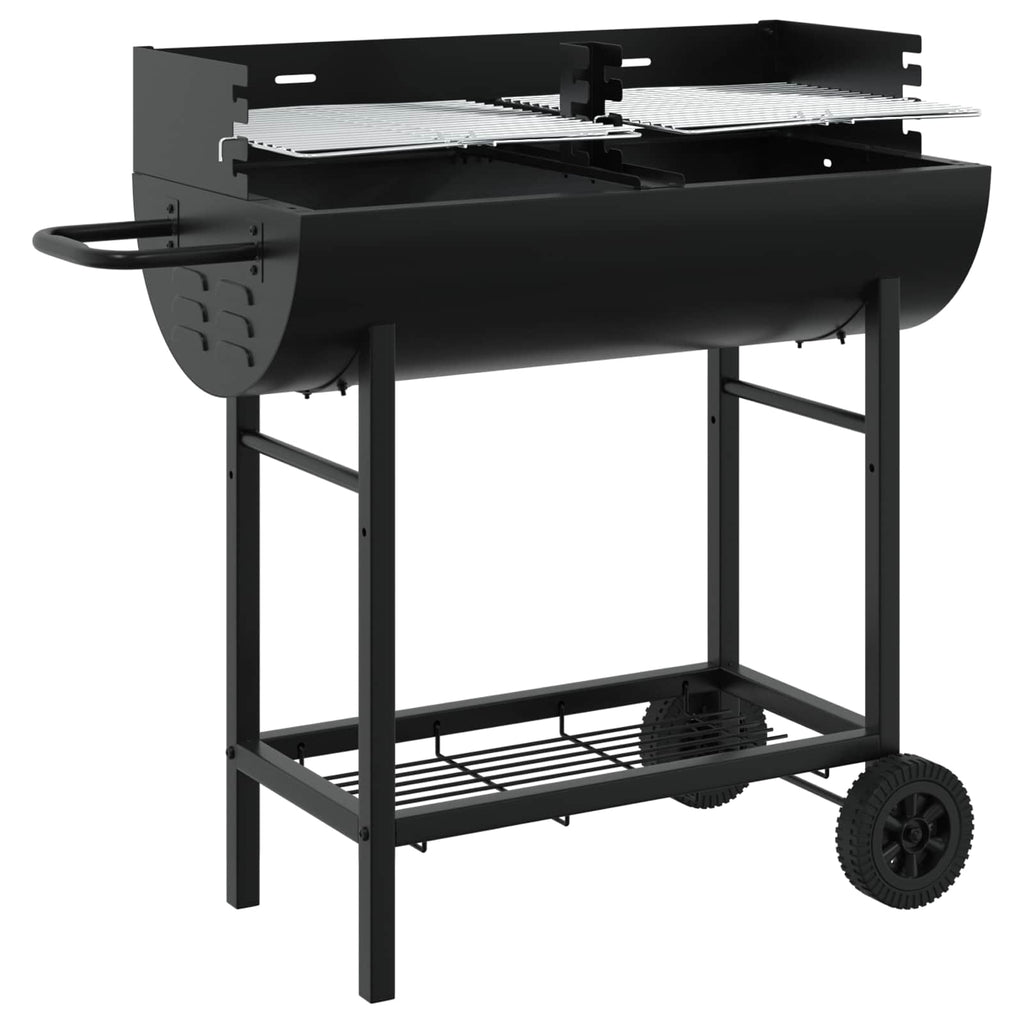 Kolgrill 96,5 X 42,5 X 88,5 Cm Svart