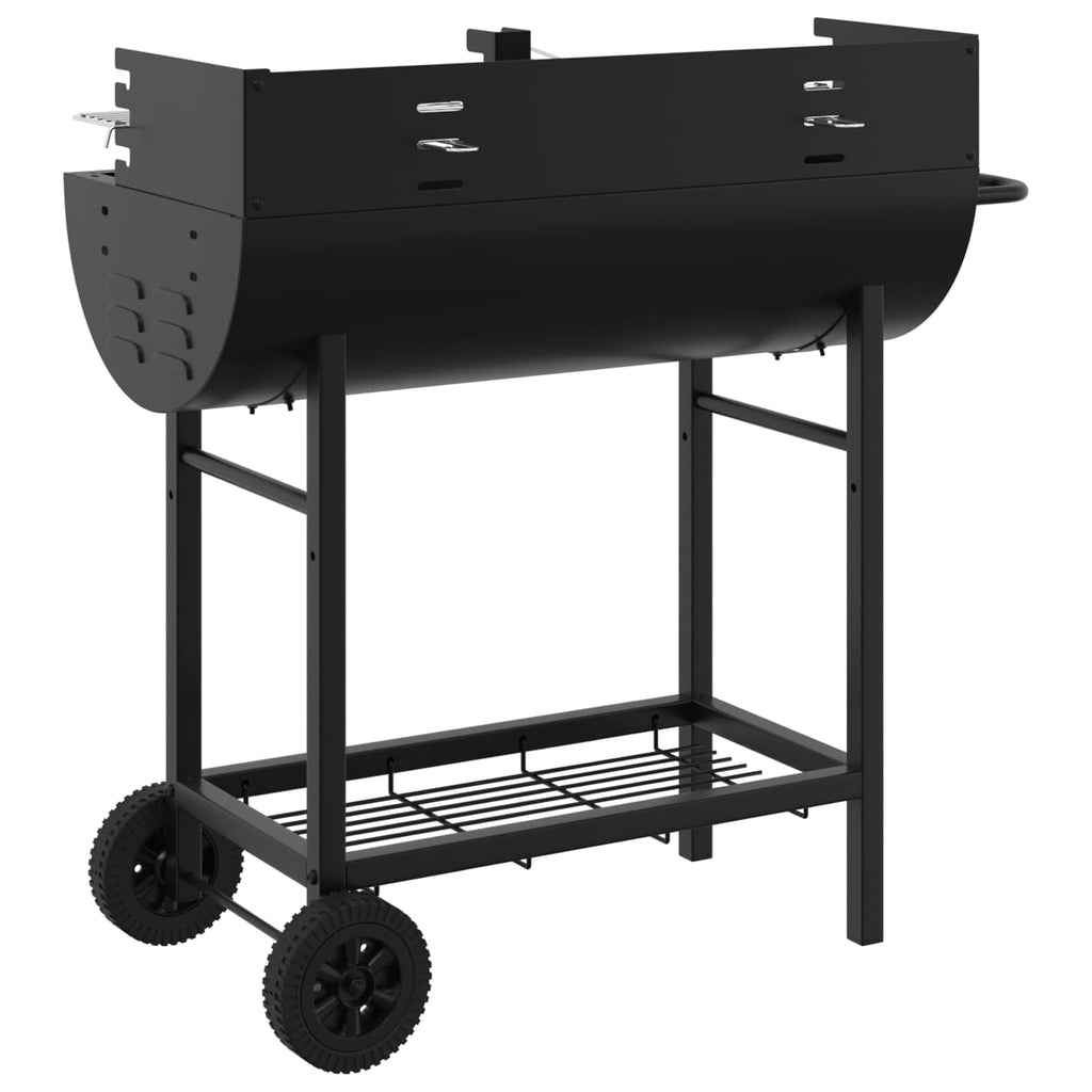 Kolgrill 96,5 X 42,5 X 88,5 Cm Svart