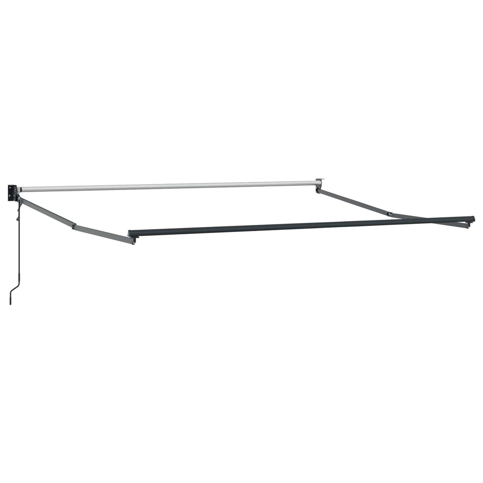 Utdragbar Markis Taupe 4 X 2 M Polyester Och Metall