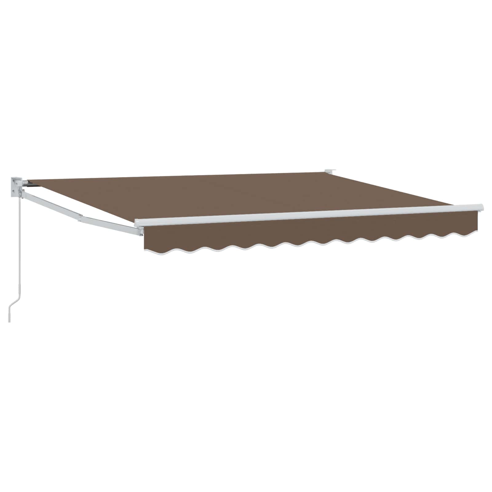 Utdragbar Markis Taupe 3 X 2,5 M 100% Polyester Och Aluminium