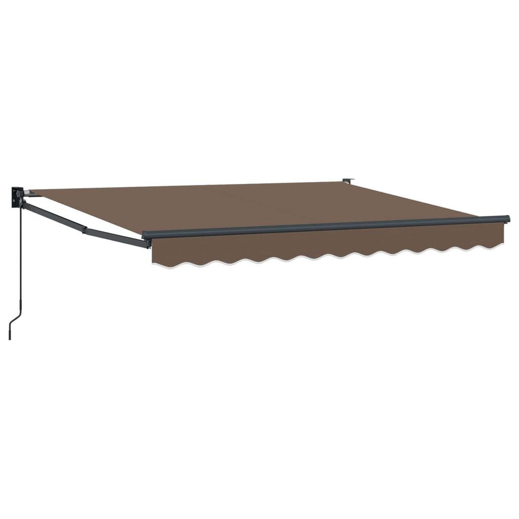 Utdragbar Markis Taupe 3 X 2,5 M 100% Polyester Och Aluminium
