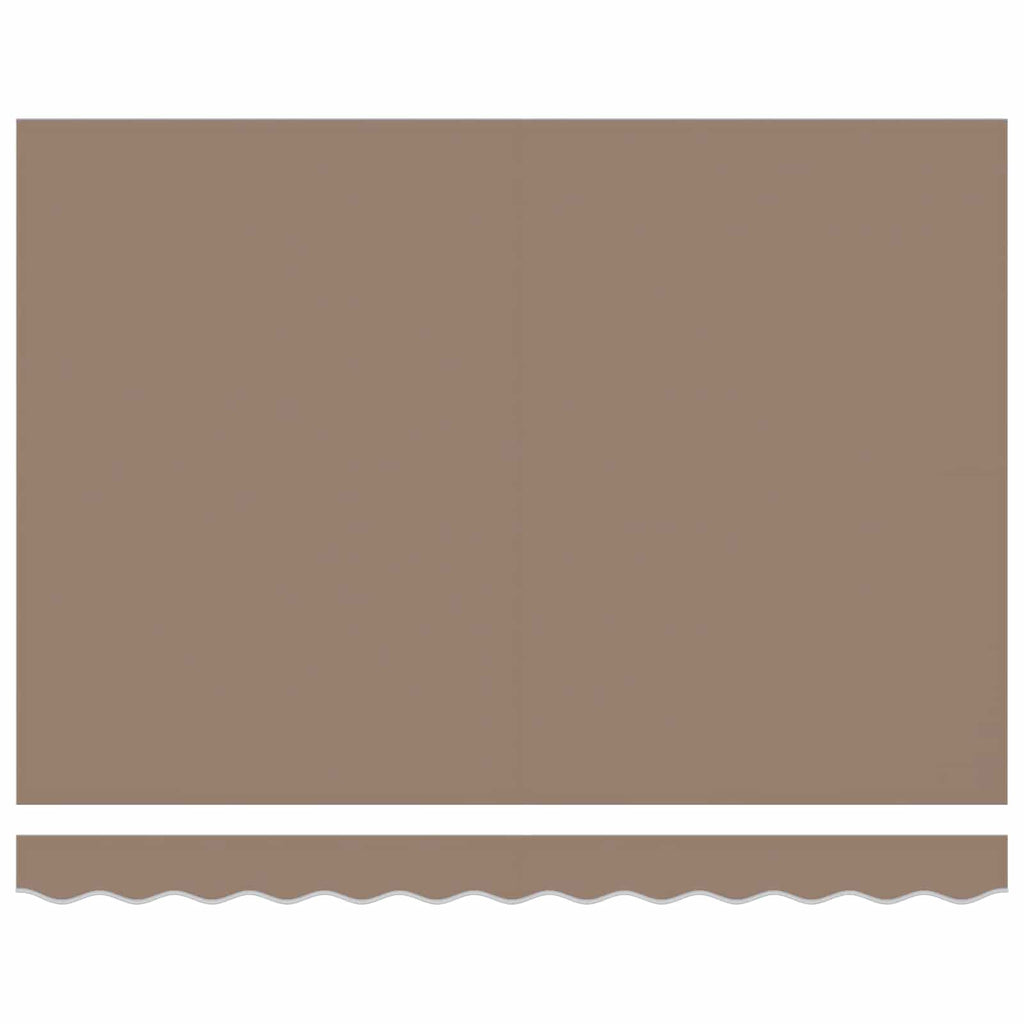 Utdragbar Markis Taupe 3 X 2,5 M 100% Polyester Och Aluminium