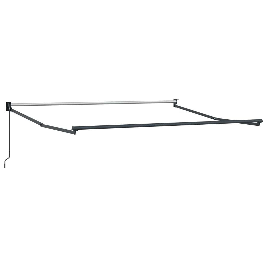 Utdragbar Markis Taupe 4 × 3 M 100% Polyester Och Aluminium