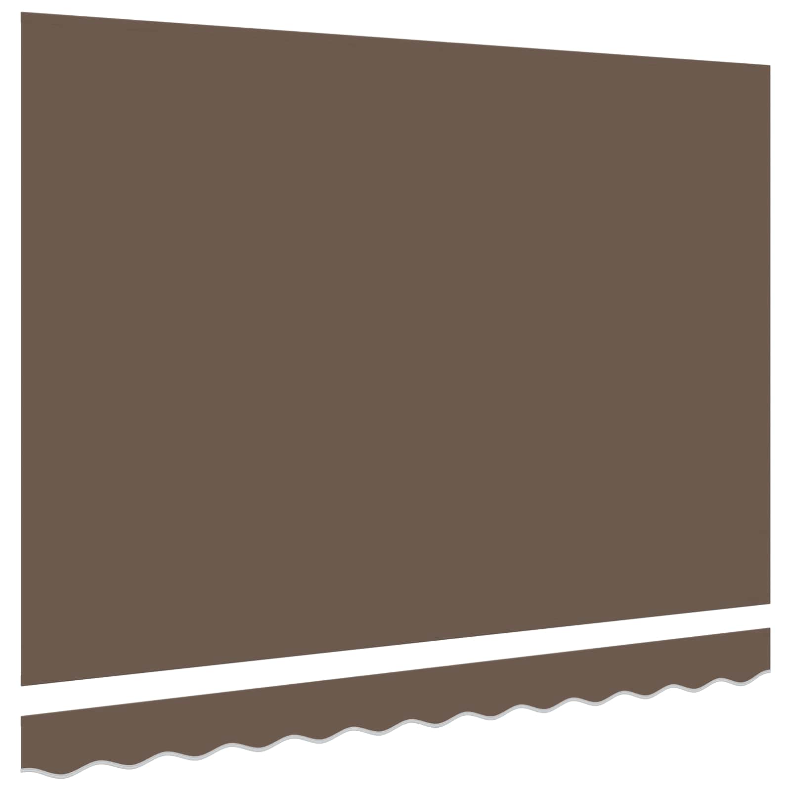 Markisväv Taupe 381 X 195 Cm Polyester