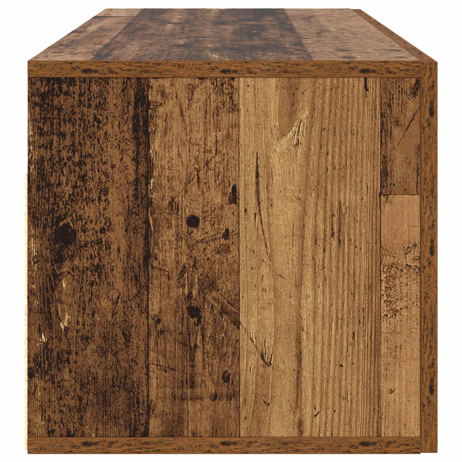 Väggskåp Väggmonterat Gammalt Trä 80 X 36,5 X 35 Cm