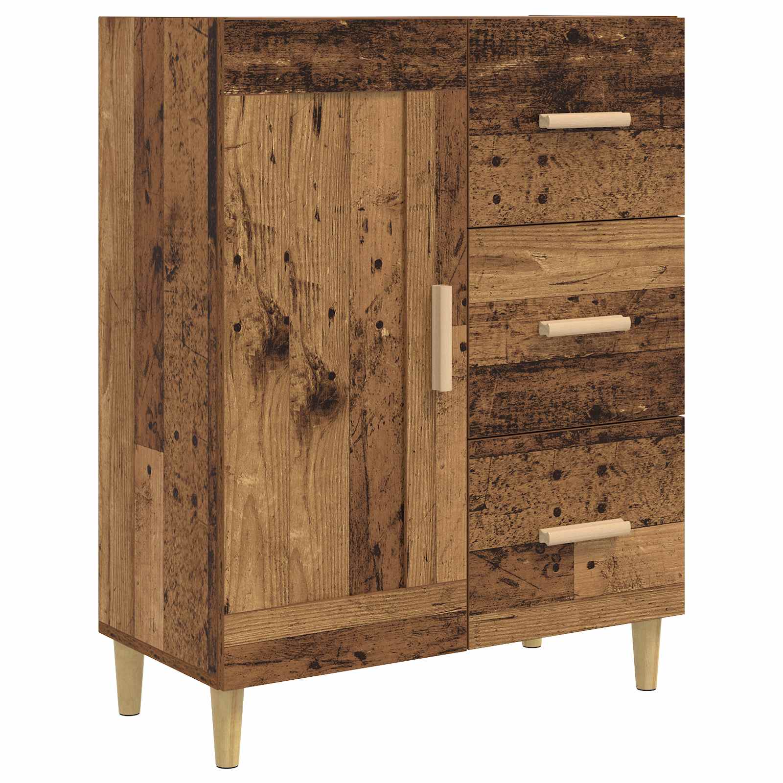 Sideboard Gammalt Trä 69,5 X 34 X 90 Cm Konstruerat Trä