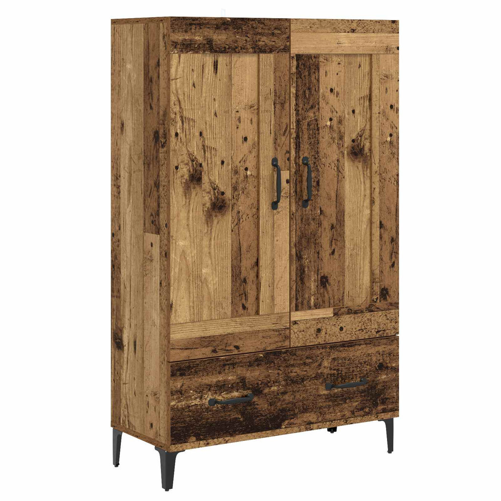 Skåp Gammalt Trä 70 X 31 X 115 Cm Konstruerat Trä