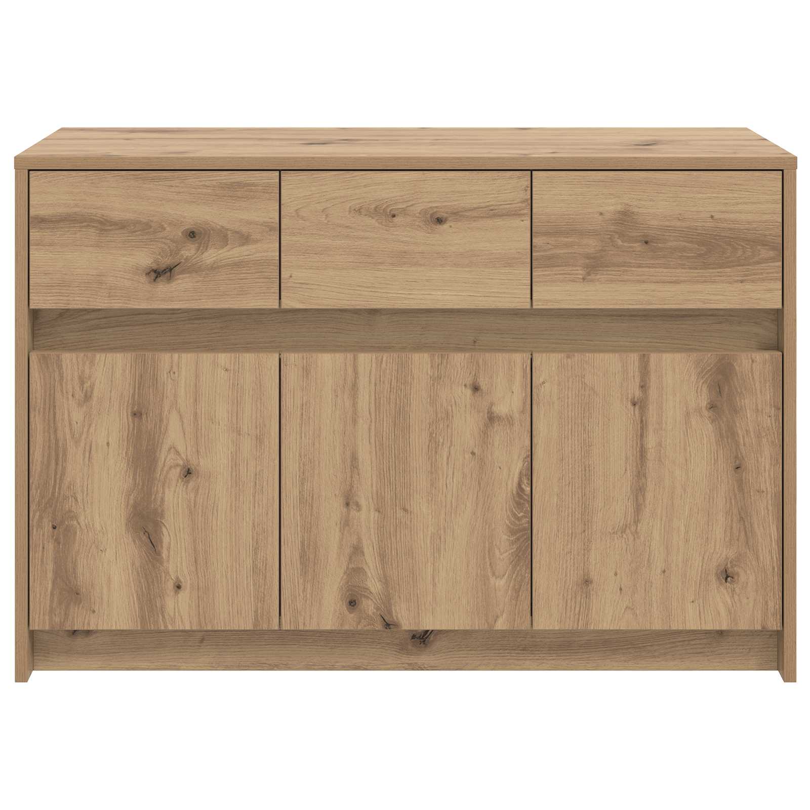 Tv-Skåp 91 X 34 X 61 Cm Artisan-Ek Konstruerat Trä