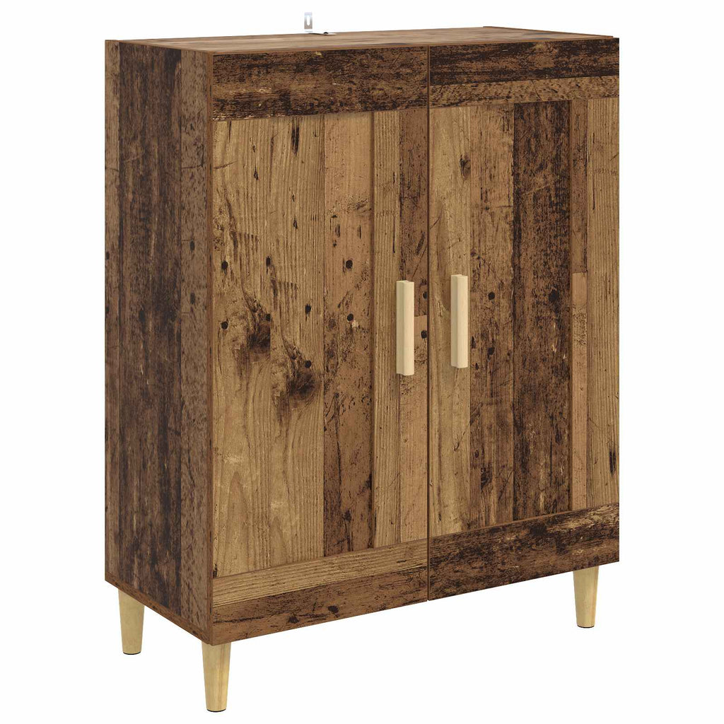 Sideboard Gammalt Trä 69,5 X 34 X 90 Cm Konstruerat Trä