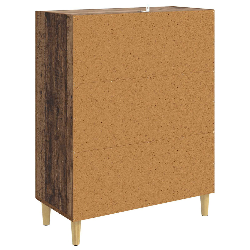 Sideboard Gammalt Trä 69,5 X 34 X 90 Cm Konstruerat Trä