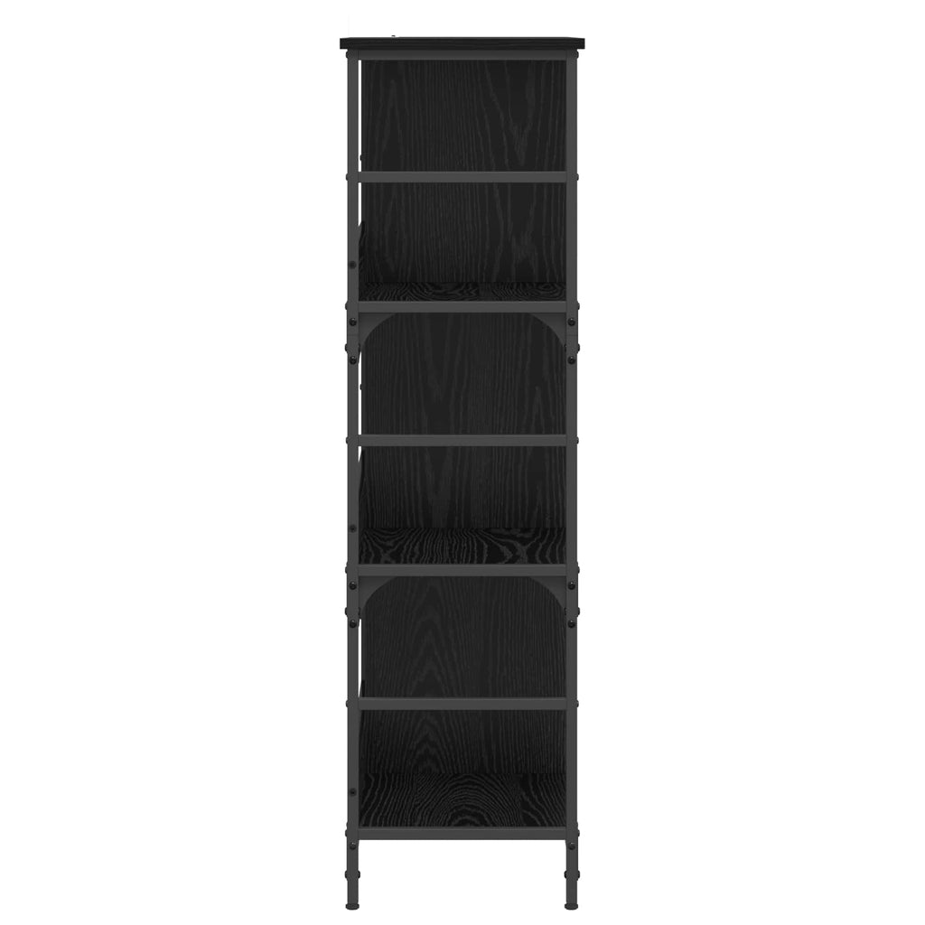 Hyllsystem 4 Nivåer 78,5 X 33 X 117,5 Cm Metall Pb Svart Ek