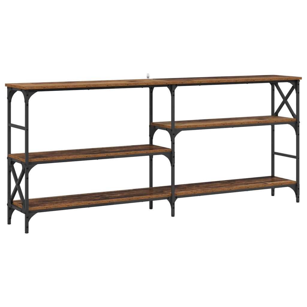Konsolbord Gammalt Trä 180 X 29 X 76,5 Cm Metall Pb
