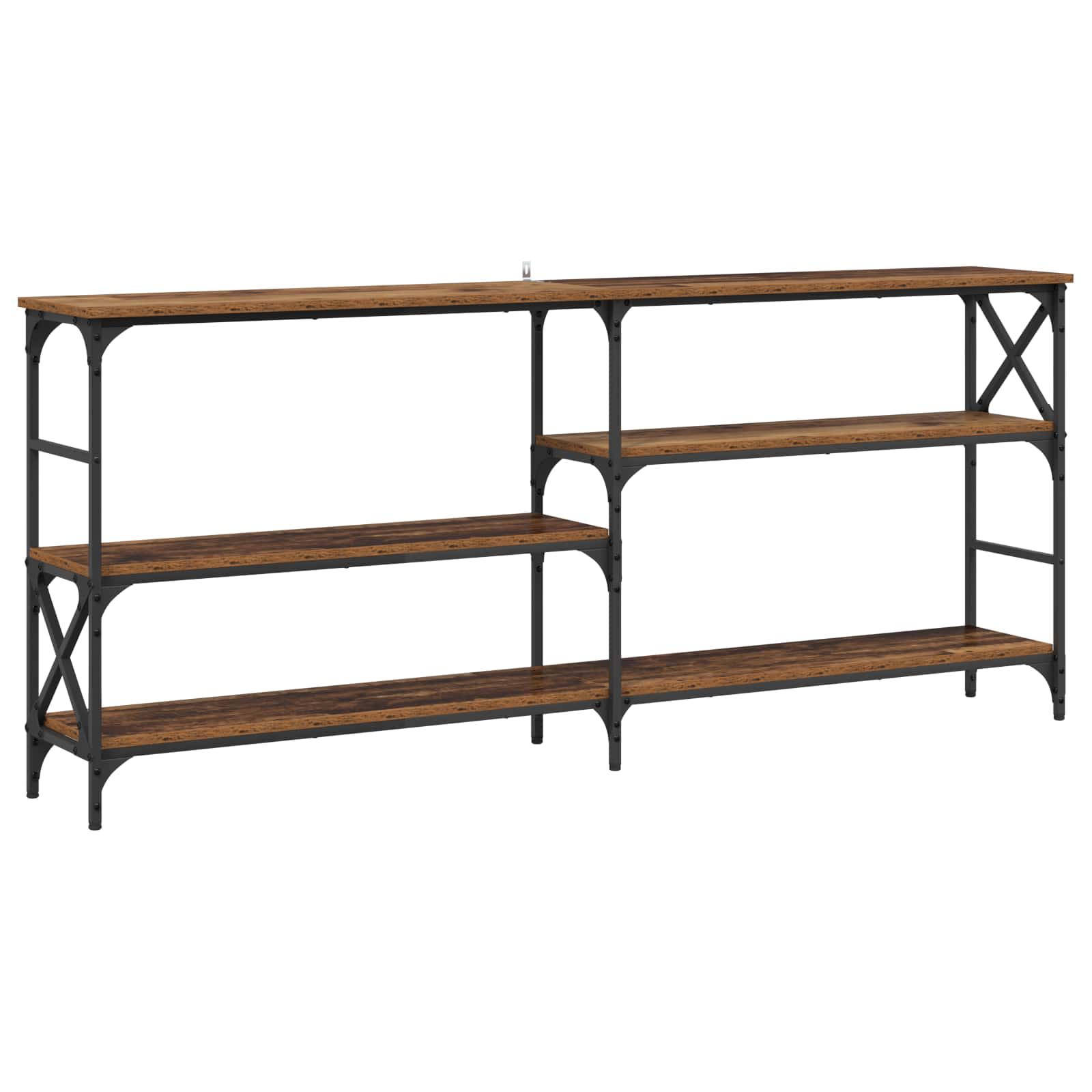 Konsolbord Gammalt Trä 180 X 29 X 76,5 Cm Metall Pb