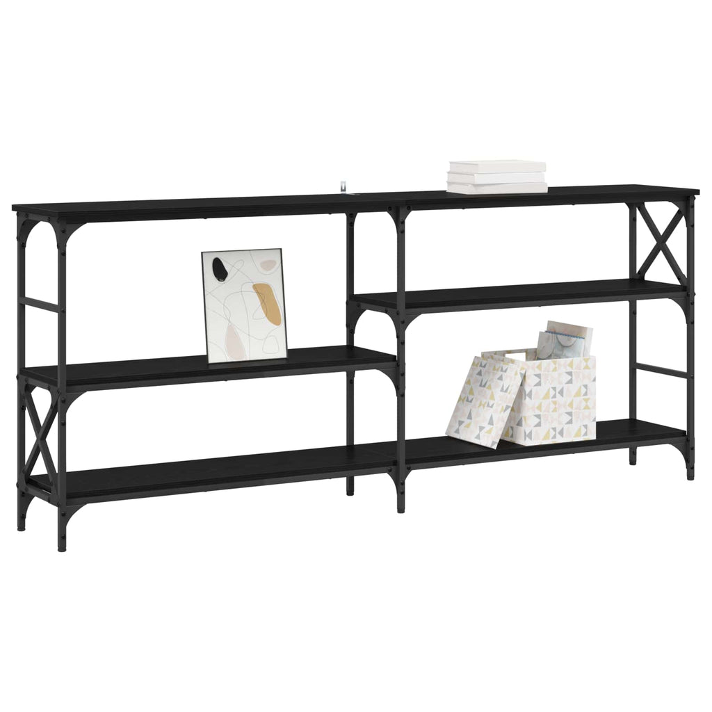 Konsolbord Svart Ek 180 X 29 X 76,5 Cm Metall Pb