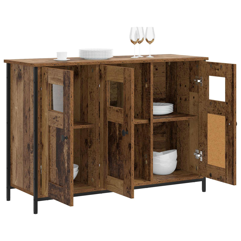 Sideboard Gammalt Trä 100 X 35 X 70 Cm Konstruerat Trä