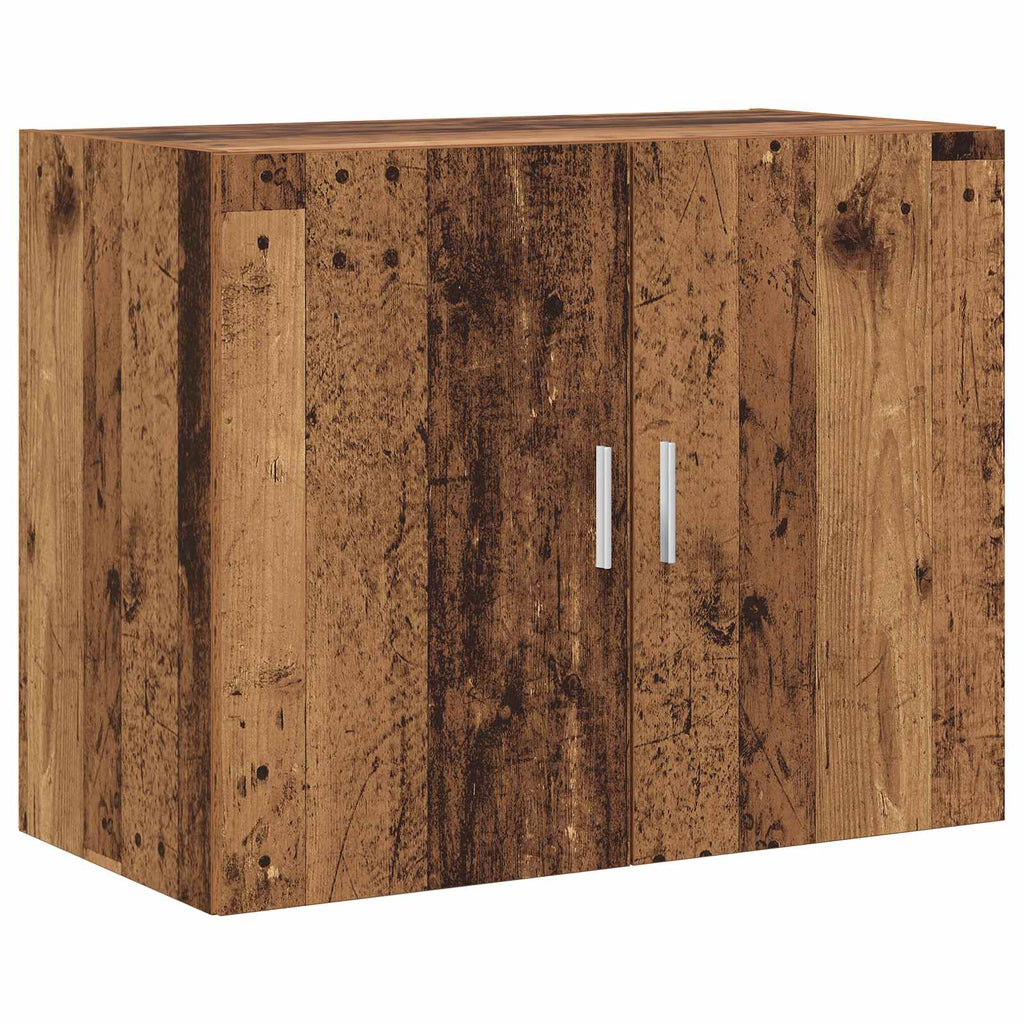 Väggskåp Gammalt Trä 80 X 42,5 X 64 Cm Konstruerat Trä