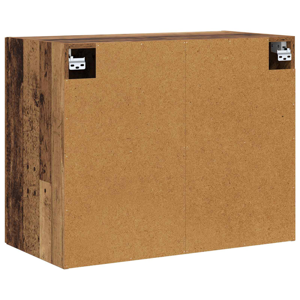 Väggskåp Gammalt Trä 80 X 42,5 X 64 Cm Konstruerat Trä