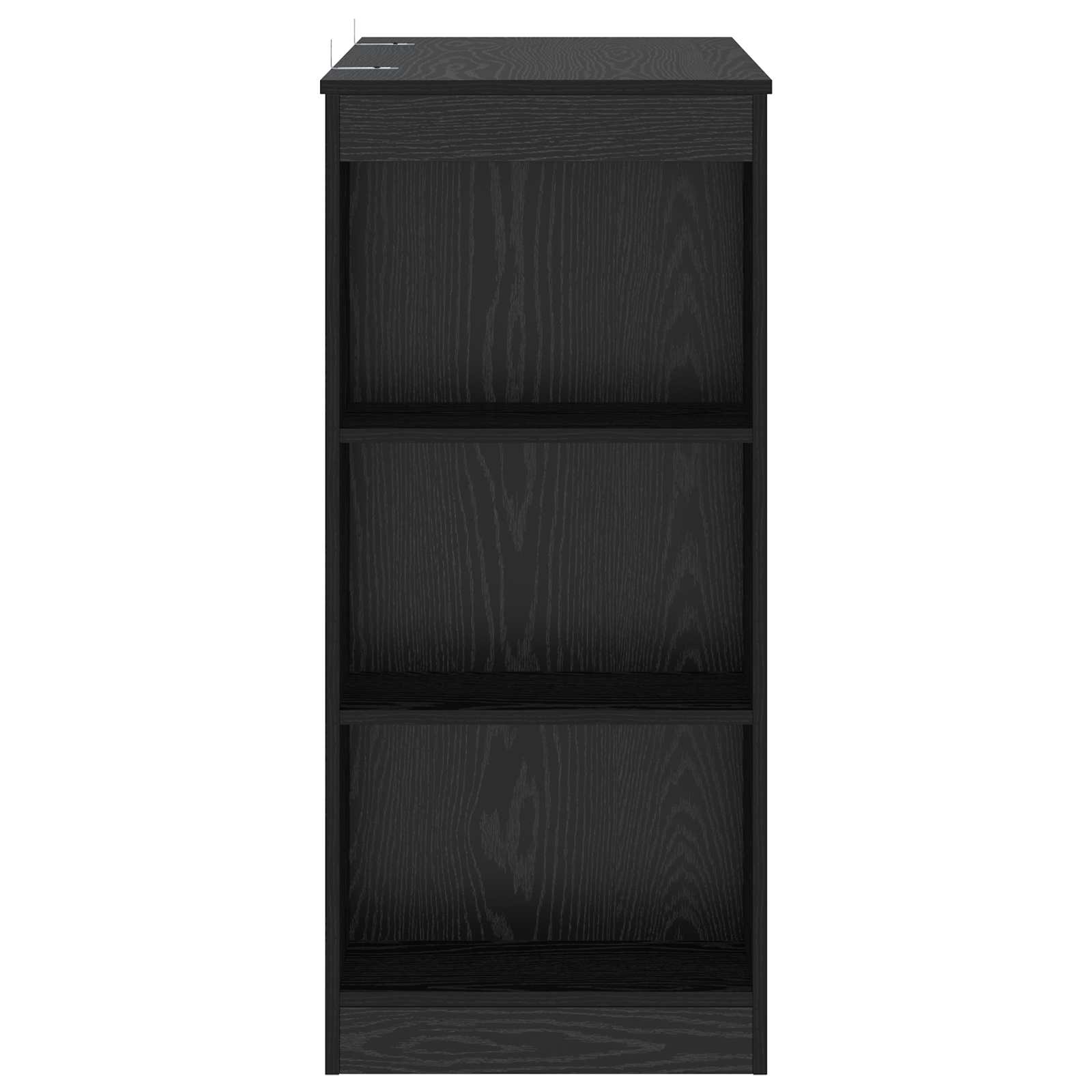 Barbord 95 X 47 X 103,5 Cm Konstruerat Trä Svart Ek