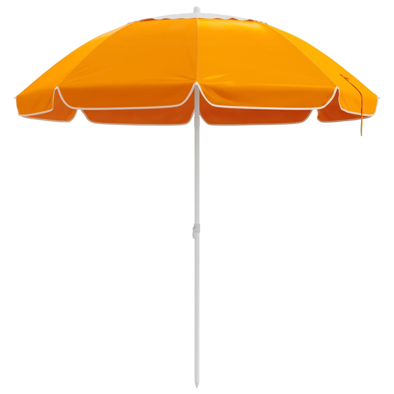 Trädgårdsparasol 160 Cm 170T Polyester Orange