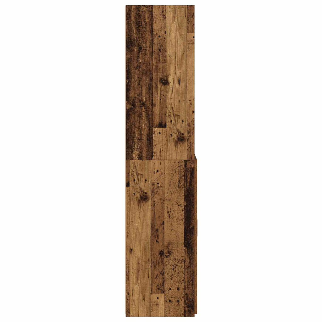 Bokhylla Gammalt Trä 30 X 42.4 X 185.2 Cm
