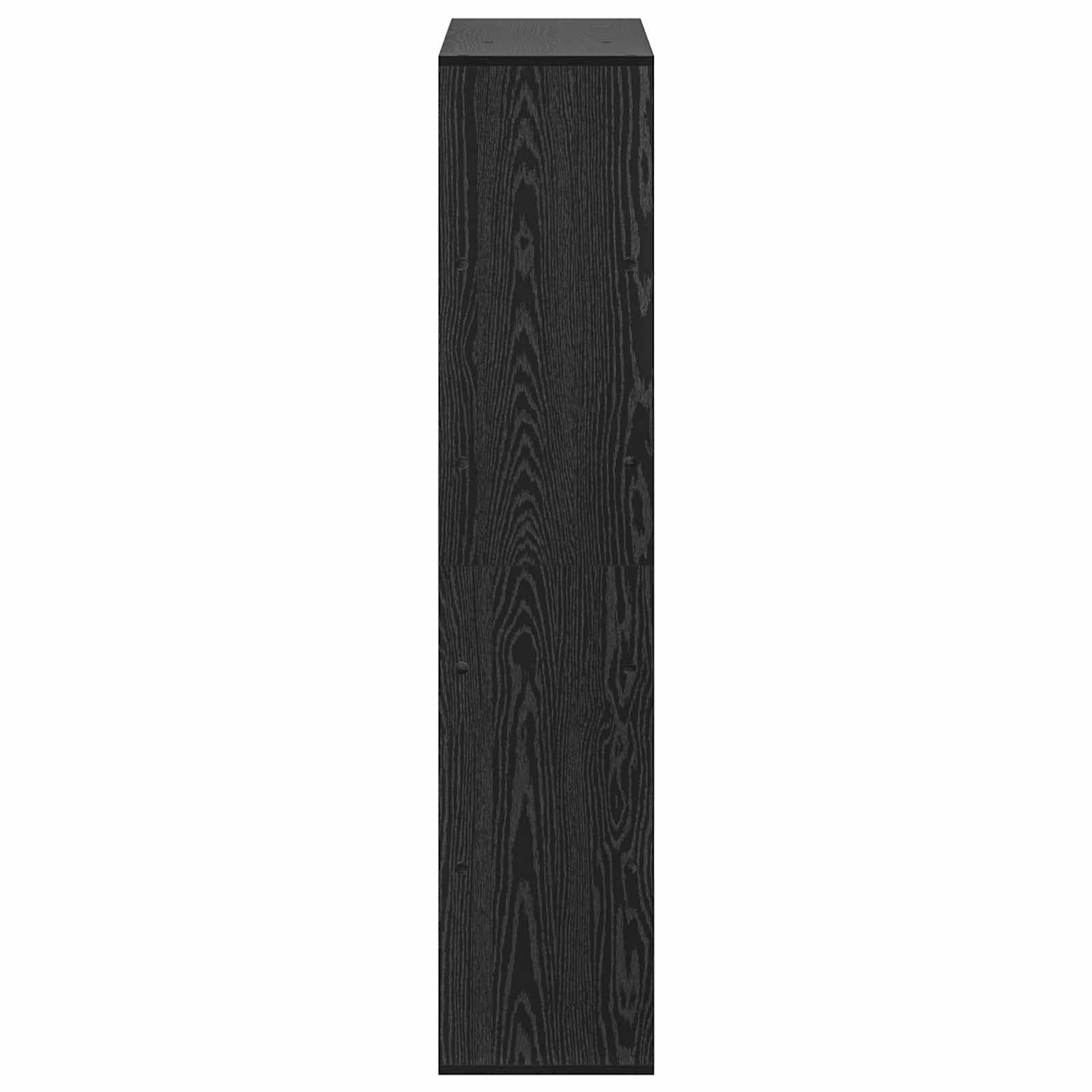 Bokhylla 100 X 33 X 156,5 Cm Konstruerat Trä Svart Ek