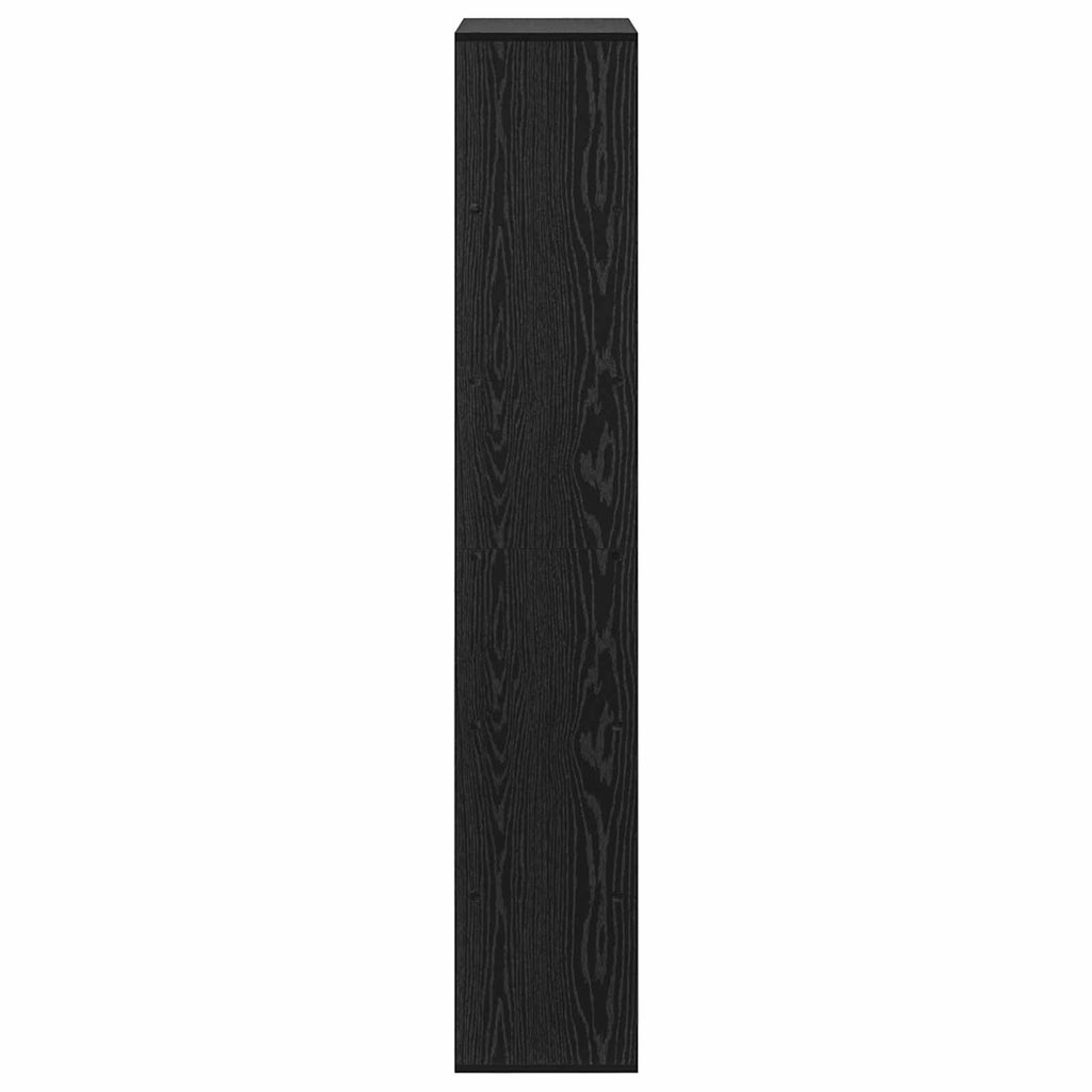 Bokhylla 100 X 33 X 156,5 Cm Konstruerat Trä Svart Ek