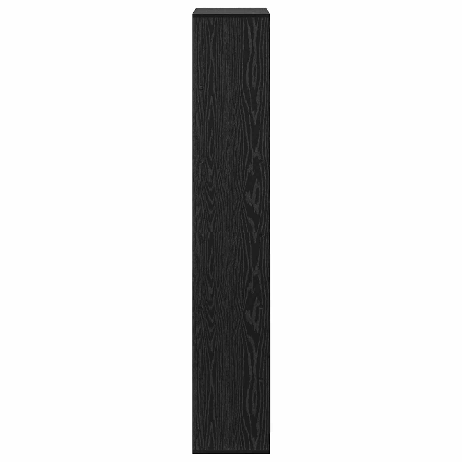 Bokhylla 100 X 33 X 156,5 Cm Konstruerat Trä Svart Ek